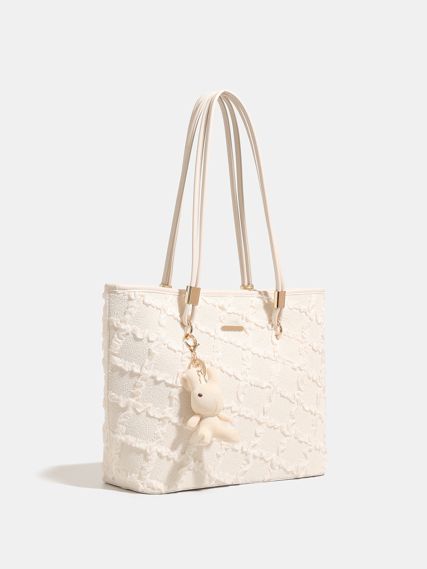 Women's Summer Large Capacity Totes High-grade Jacquard Tote Bag