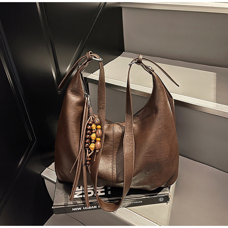 Casual Graceful Women's Retro Commute Single Women's Shoulder Bag