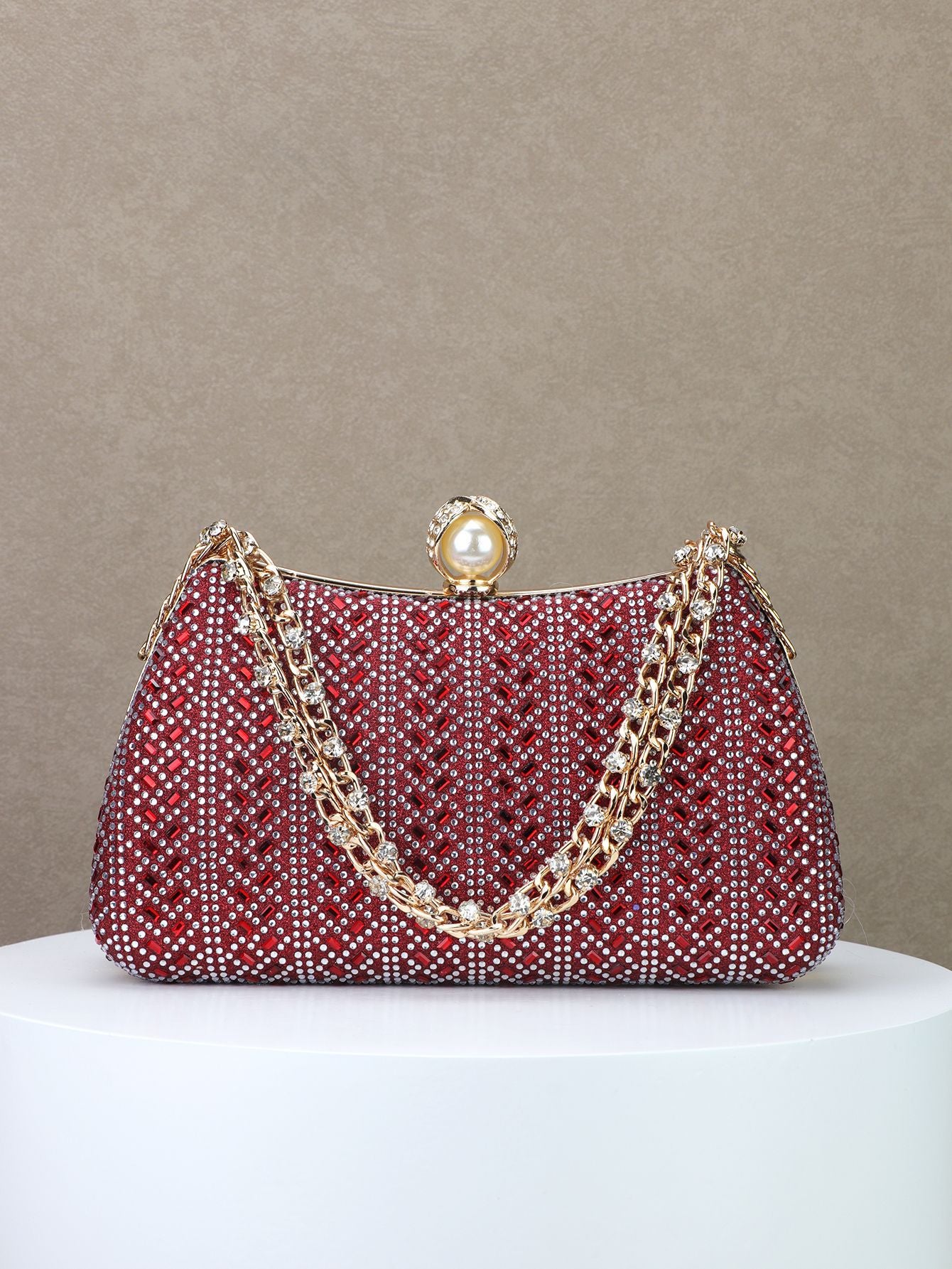 Women's Light Luxury Diamond Banquet Fashion Handbags