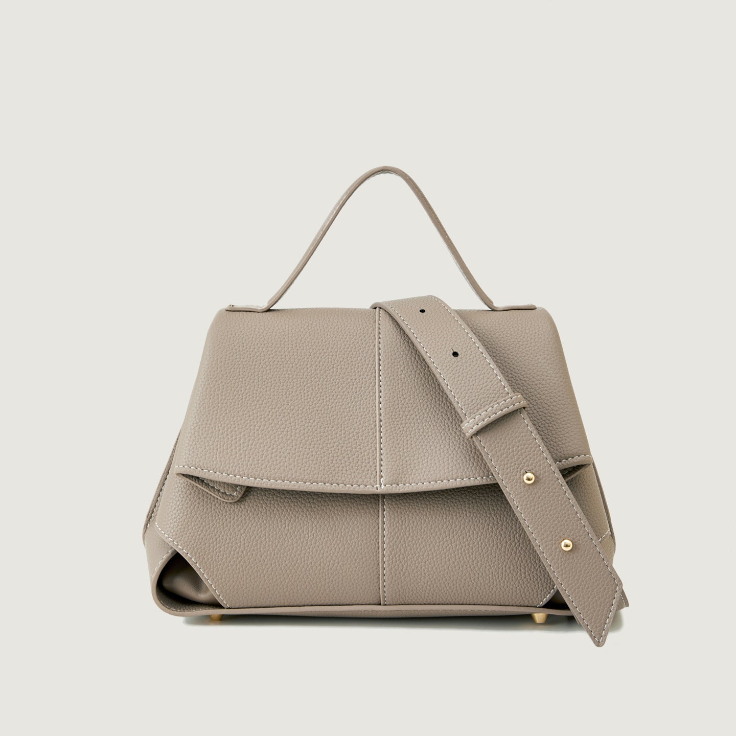 Women's Leather Lychee Pattern Cowhide Light Luxury Commuter Bags