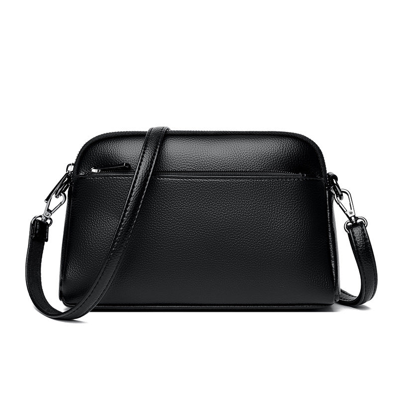 Women's Fashion Advanced Soft Leather Pouch Small Square Bag