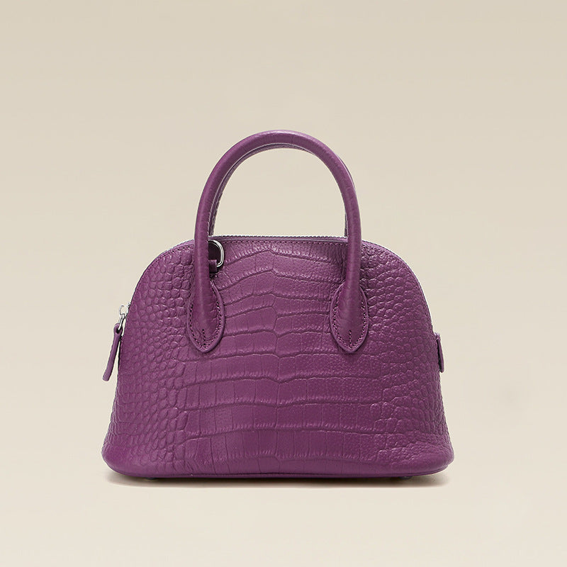 Women's Layer Cowhide Large Capacity Commuter Genuine Handbags