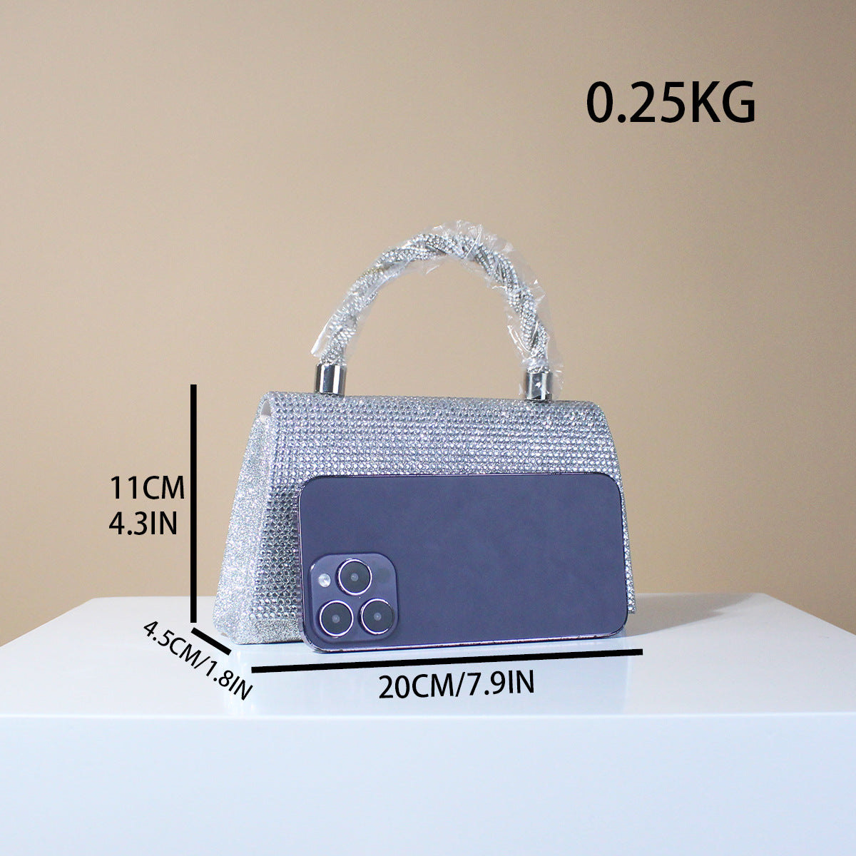 Women's Exquisite Elegant Dress Garment Flap Clutch Dinner Bag