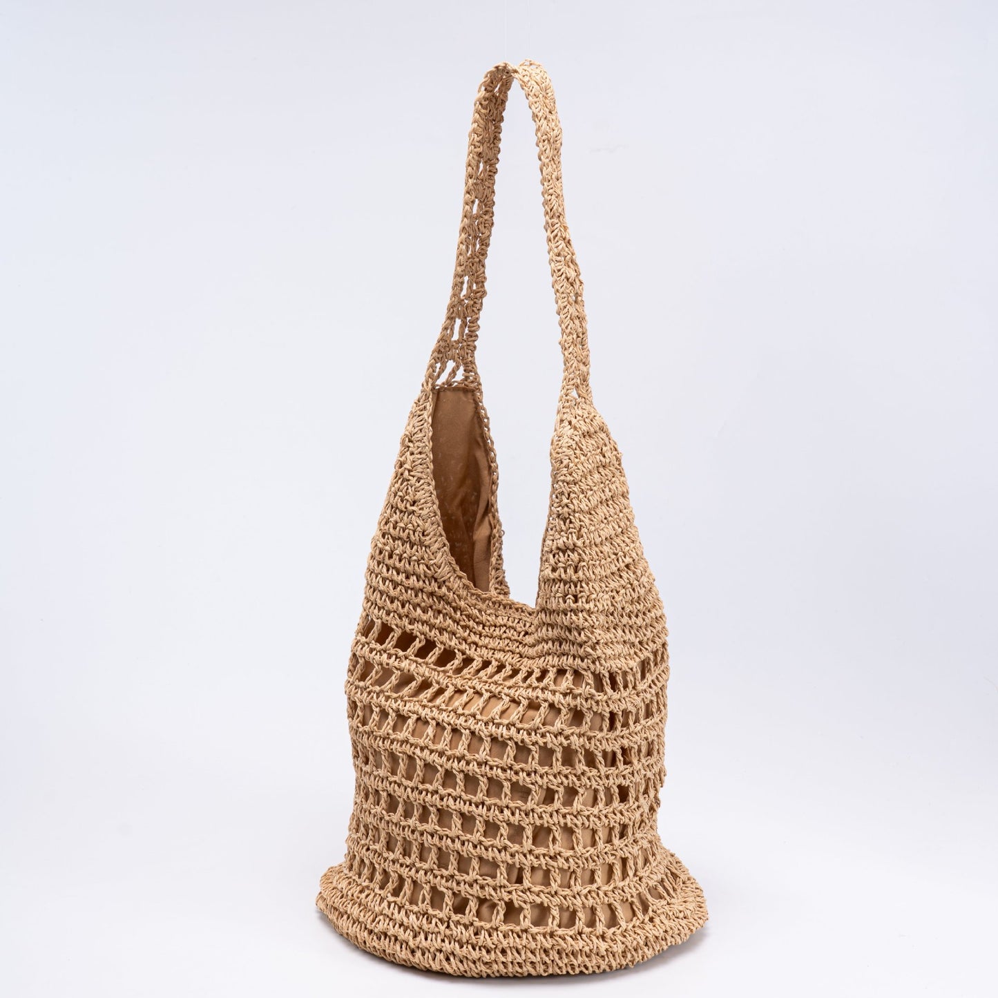 Versatile Women's Straw Hand-woven Vacation Beach Tote Bag