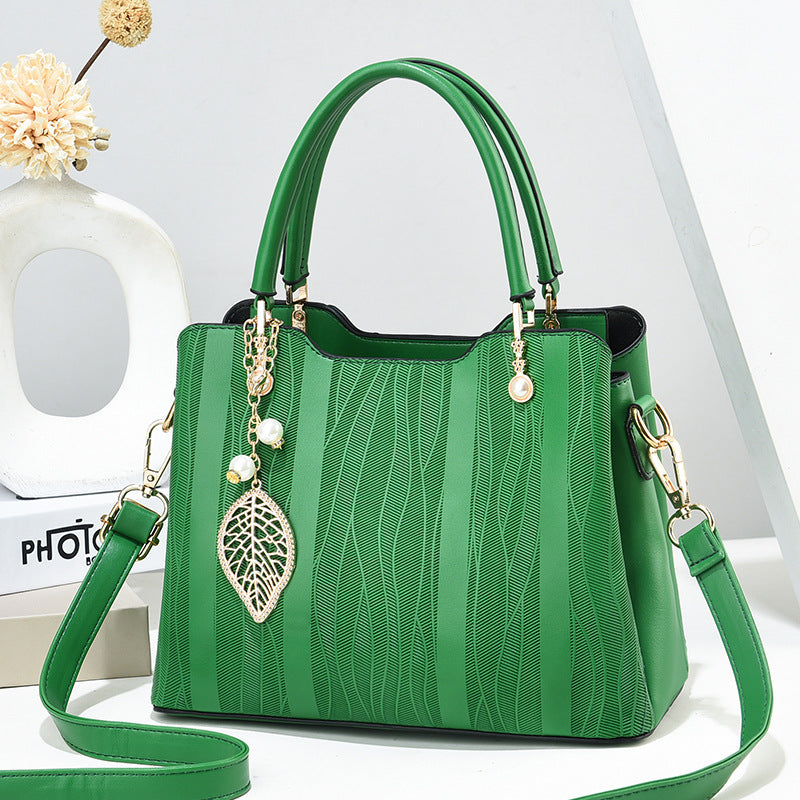 Women's Simple Western Style Korean Fashionable Large Capacity Women's Handbag