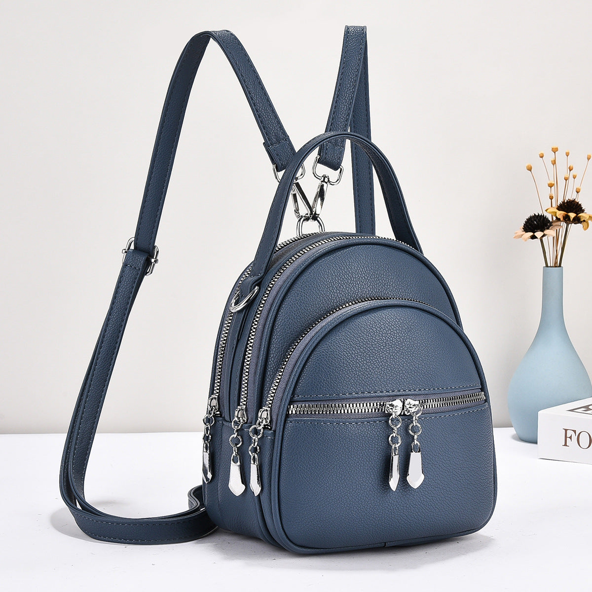 Women's Simple Elegant Korean Style Fashionable Personality Backpacks