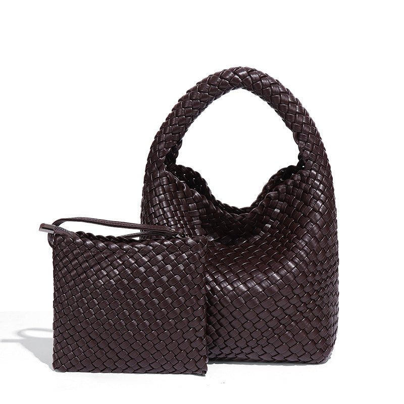 Women's Macaron Vegetable Basket Female Woven High-grade Fashion Portable Bags