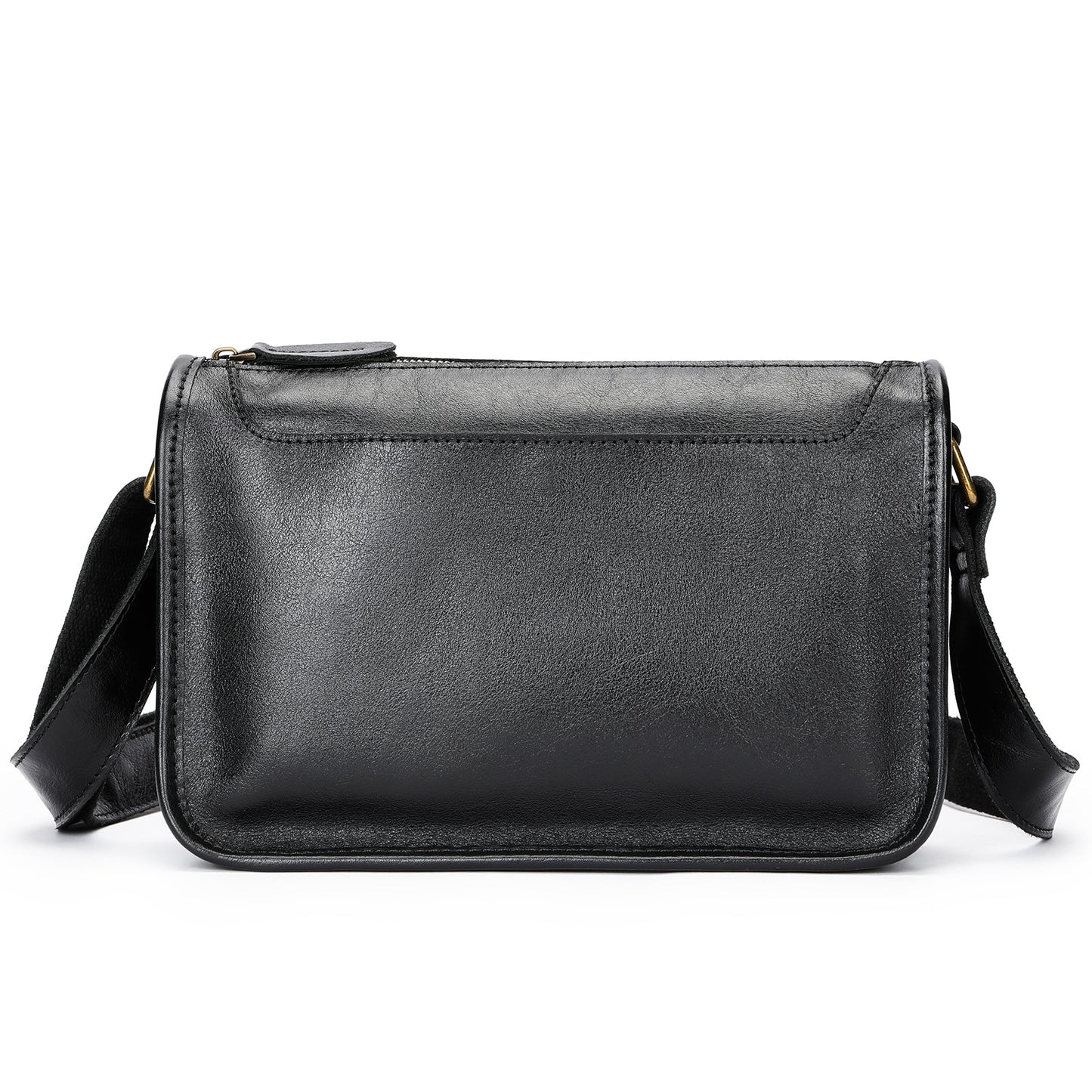 Men's Leather Fashion Crazy Horse First Layer Cowhide Men's Shoulder Bag