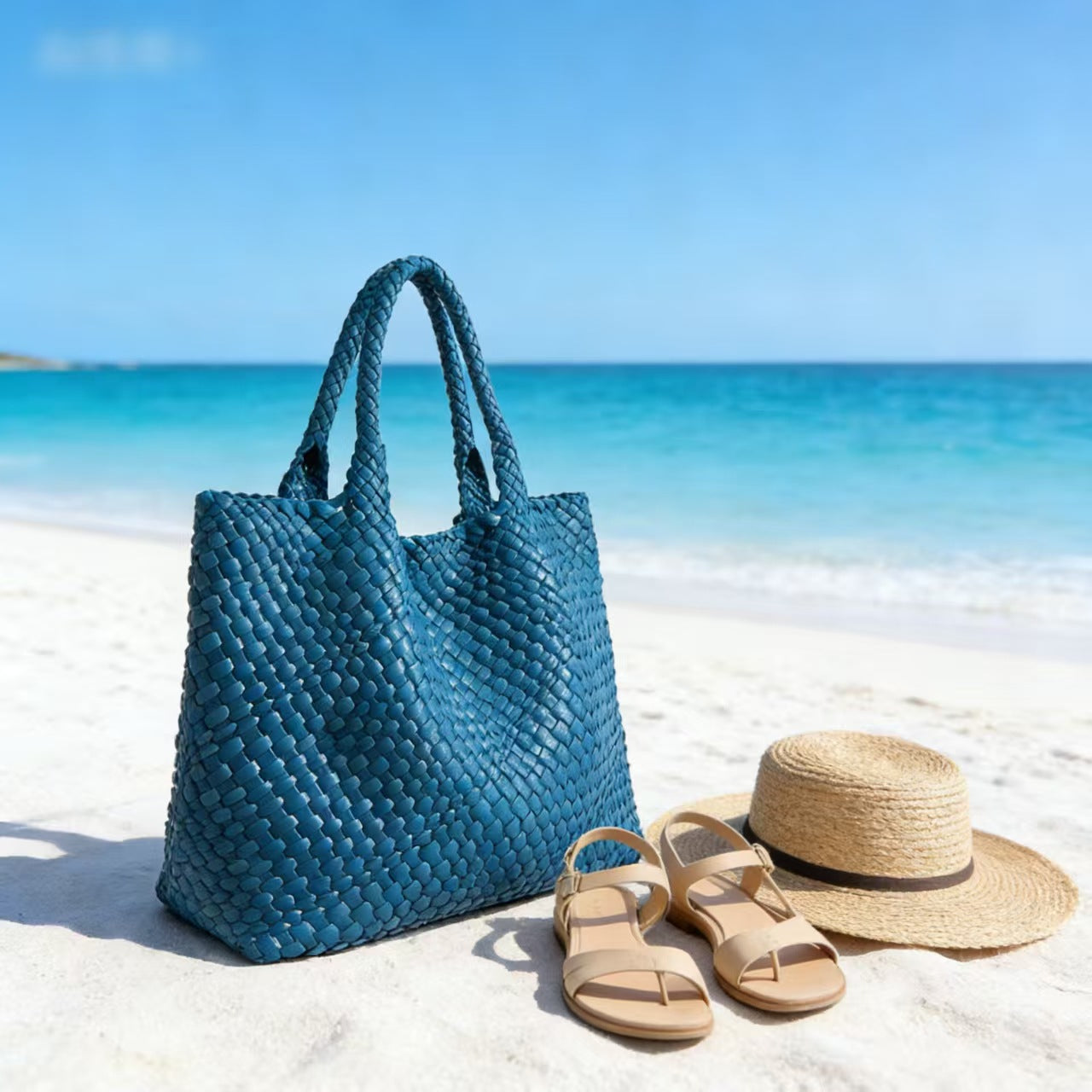 Women's Hand-woven Large Capacity Shopping Trendy Mother Bags