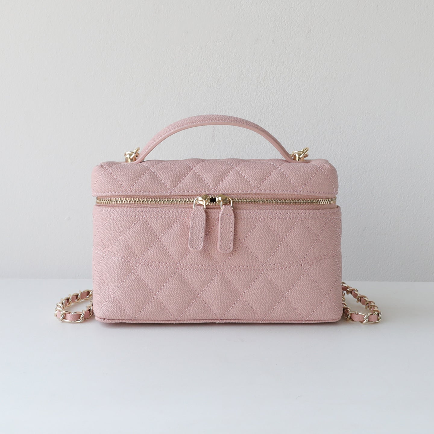 Women's Classic Style High-grade Diamond Plaid Chain Box Lunch Small Square Bag