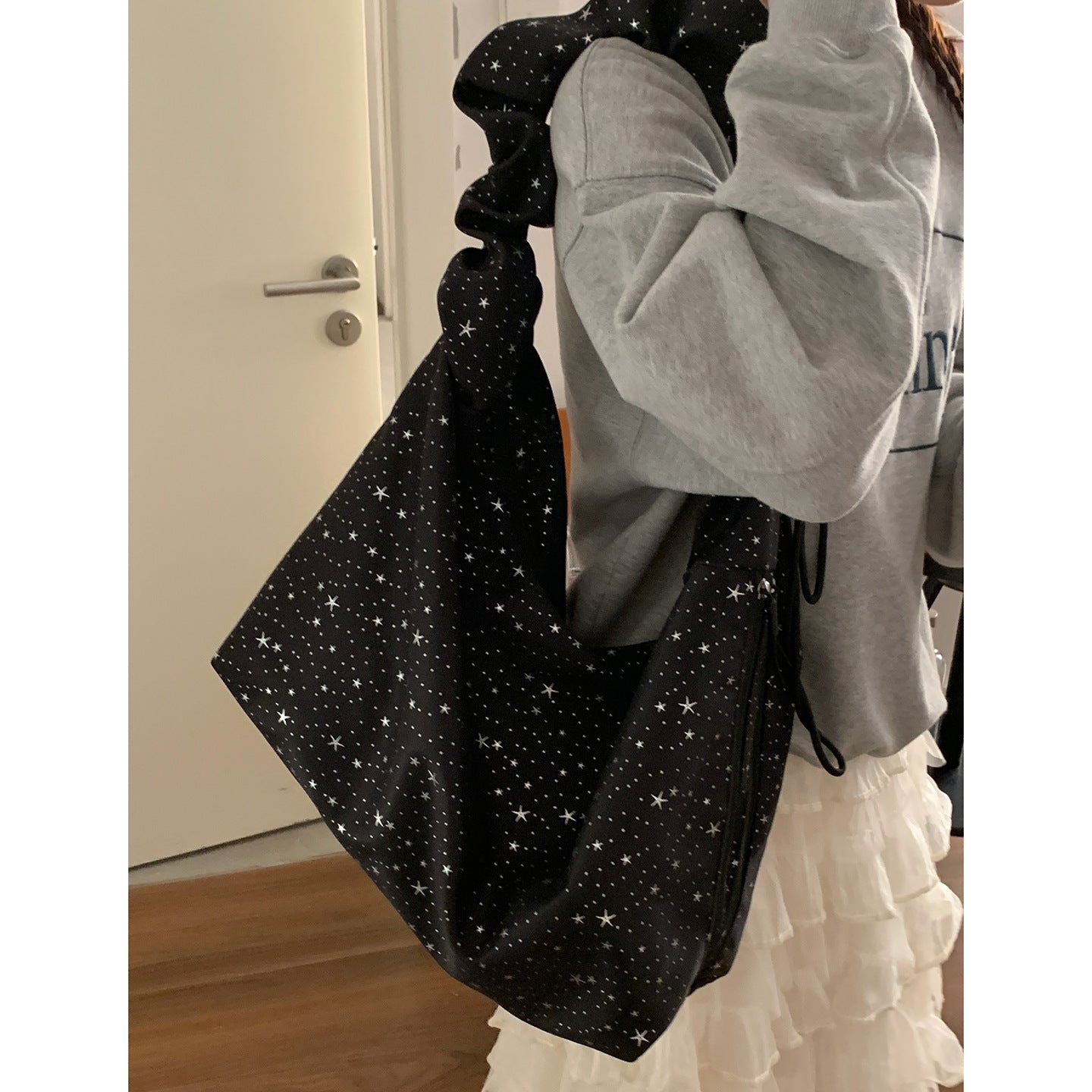Women's Korean Style Large Capacity Underarm Fashion Tote Bag