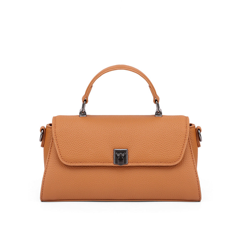 Women's Leather Commute Simple Fashion First Layer Women's Messenger Bag