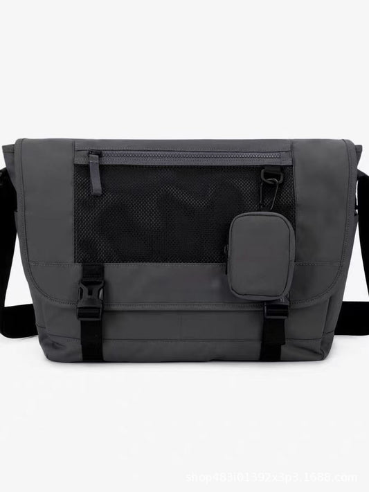 Men's House Trendy Cool Commuter Mechanical Style Fashionable Waterproof Shoulder Bags
