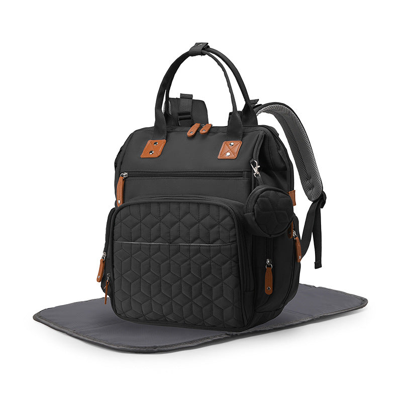 Diamond Lattice Spine Protection Diaper Waterproof Mummy Bag