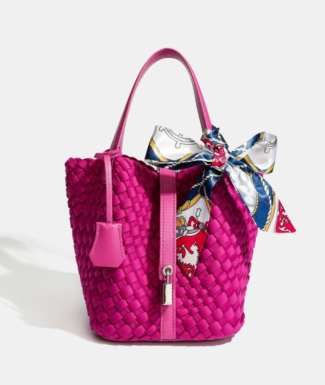 Design Nylon Cloth Hand-woven Vegetable Basket Women's Handbag