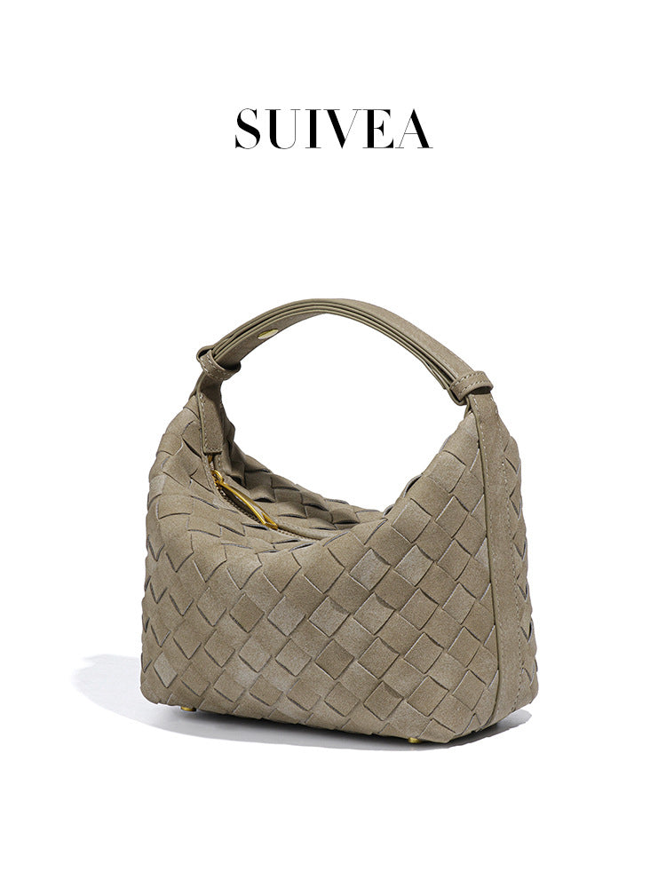 Women's Dumpling Frosted Woven Lunch Box Texture Women's Handbag