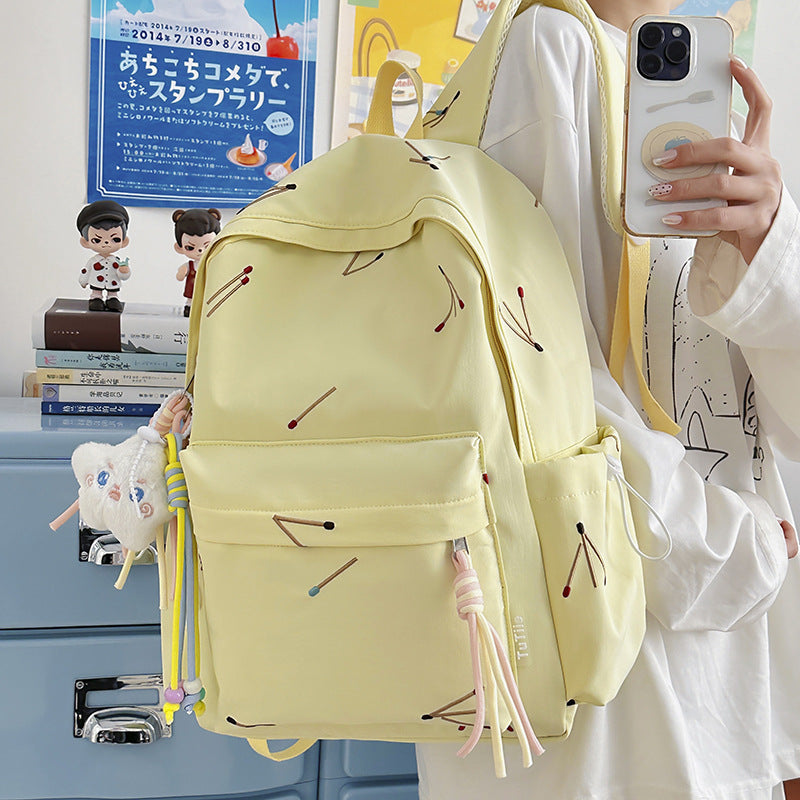 Good-looking Large Capacity Cute High Junior College Student Schoolbag