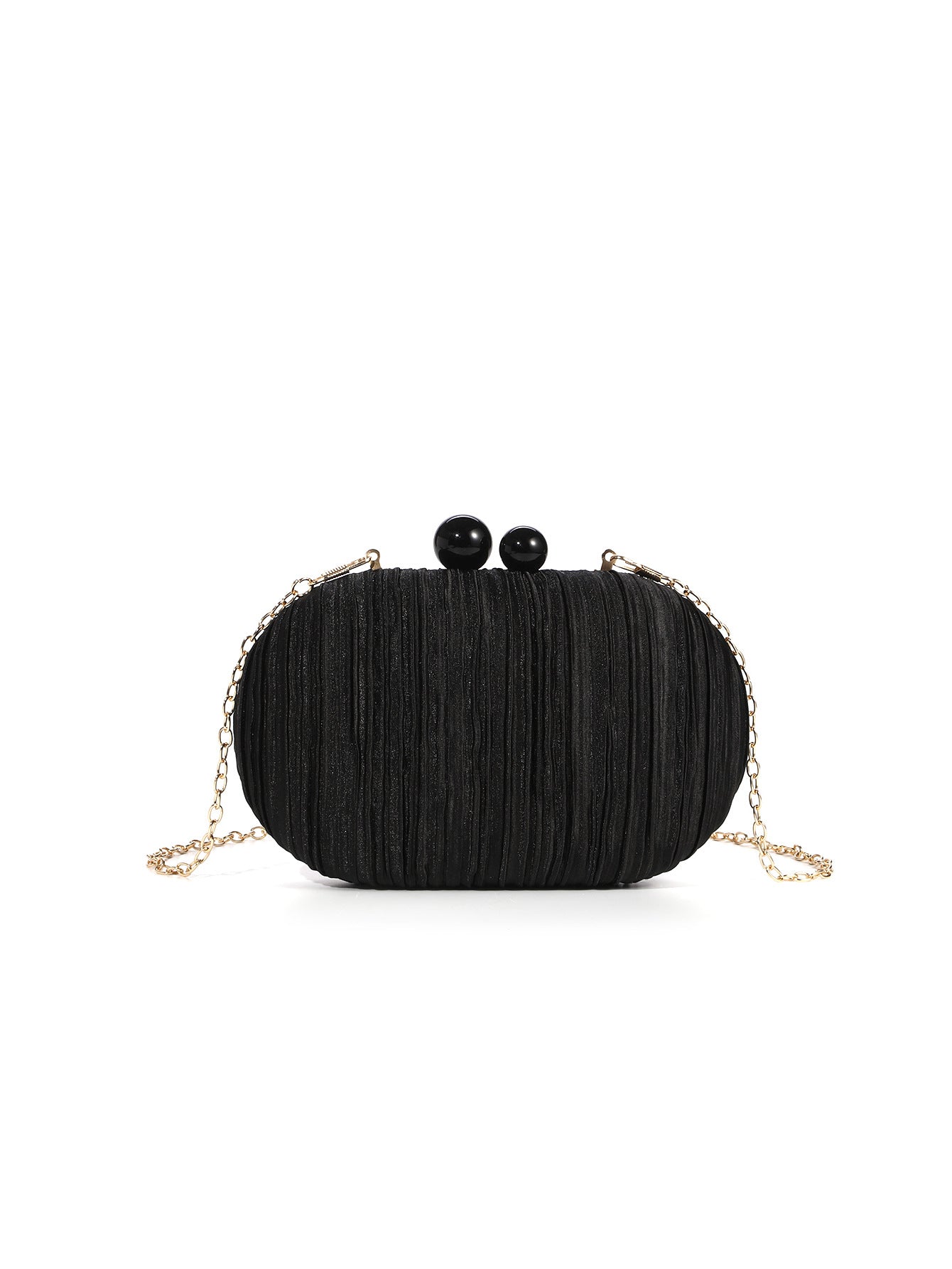 Lady Elegant Satin Pleated Cheongsam Clutch Niche Dinner Bag