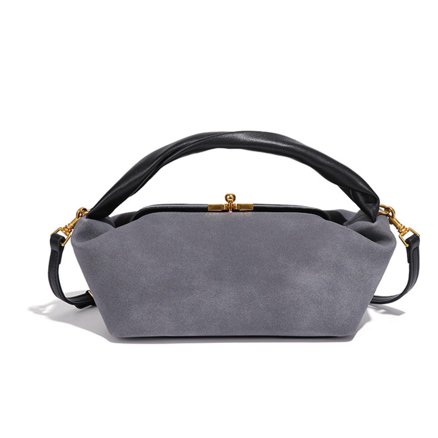 Women's Style Portable Frosted Suede Comfortable Purplish Women's Messenger Bag