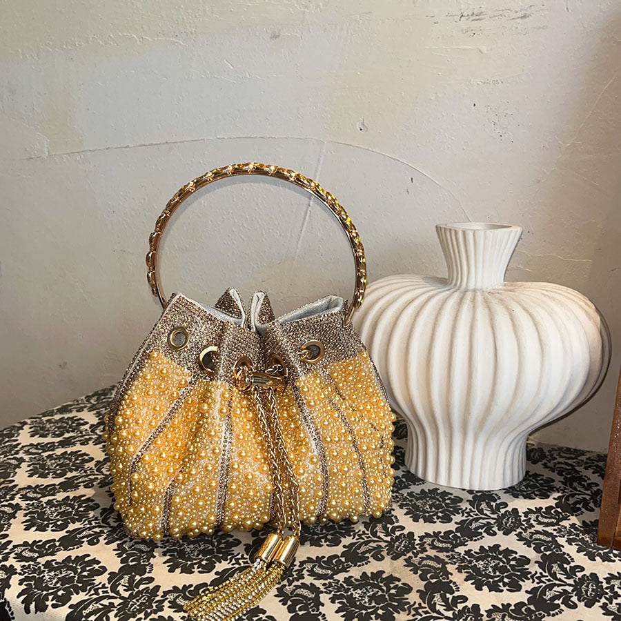 French Simplicity Pearl Chinese Style Niche Women's Handbag