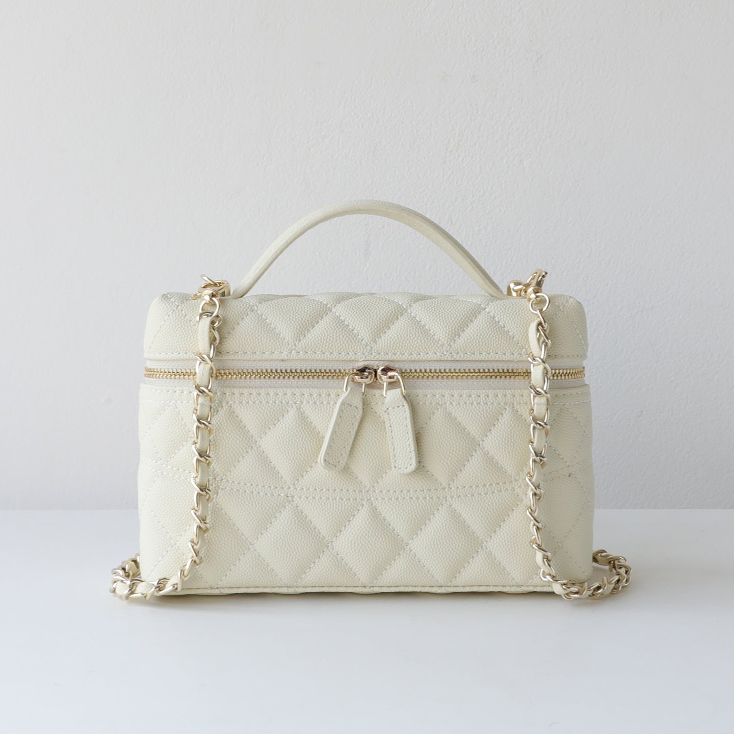 Women's Classic Style High-grade Diamond Plaid Chain Box Lunch Small Square Bag