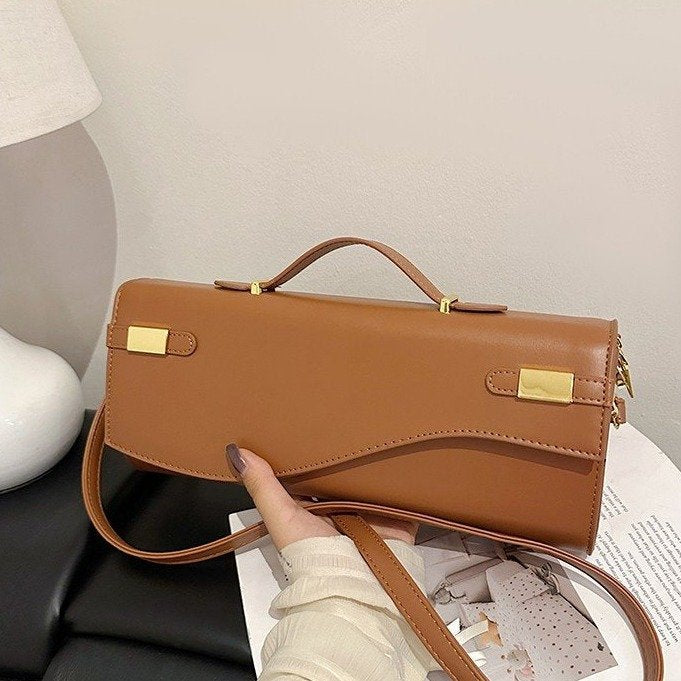 Women's Portable High-grade Fashion Retro Baguette Women's Messenger Bag