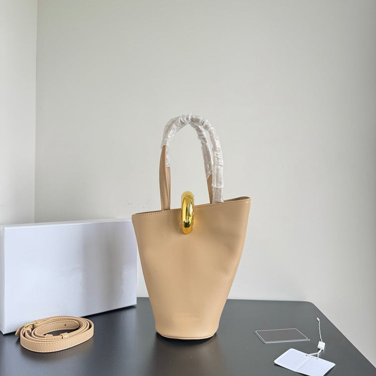 Women's Bracelet Straw Woven Gold Vegetable Basket Women's Shoulder Bag