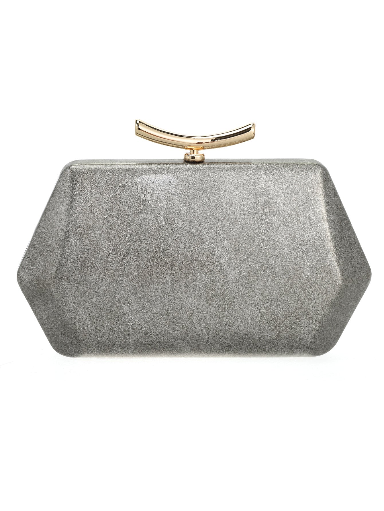 Genuine Leather Geometric High Texture Boston Bags