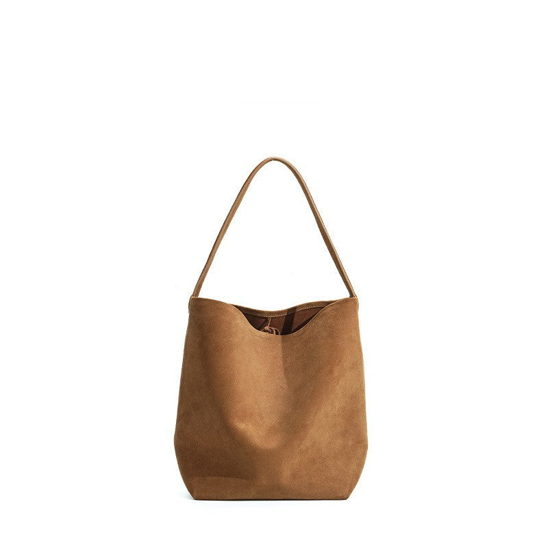 Women's Genuine Leather Large Capacity Fashion Commuter Women's Shoulder Bag