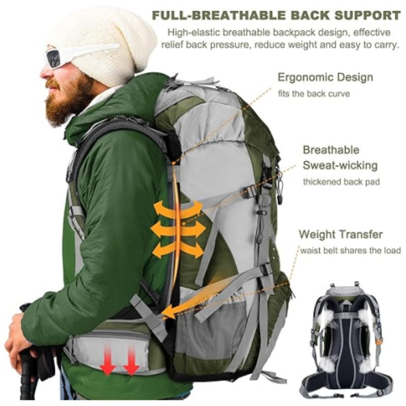Waterproof Breathable Large Capacity Hanging System Tent Storage Backpacks