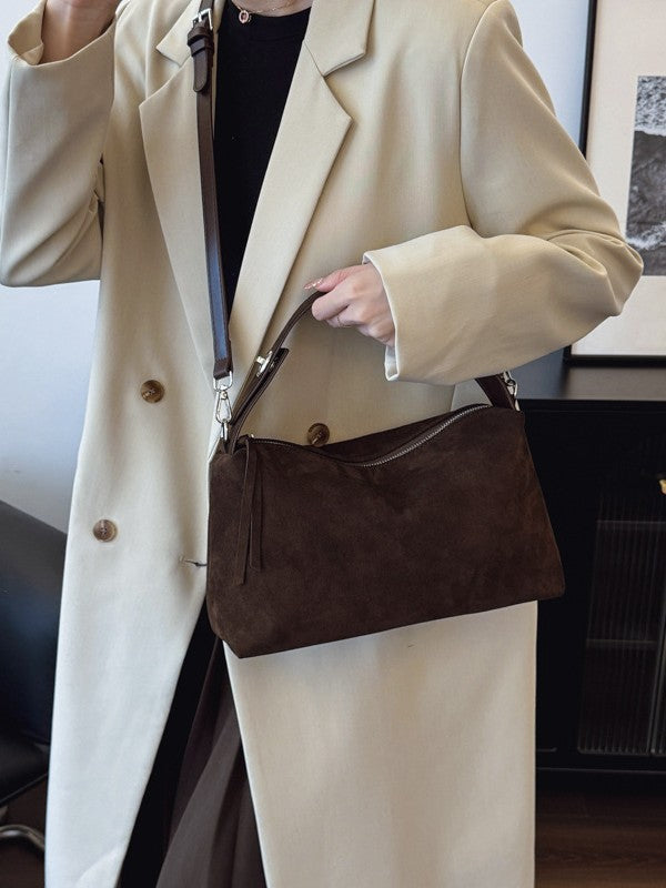 Women's Frosted Underarm Fashion Simple Large Capacity Handbags