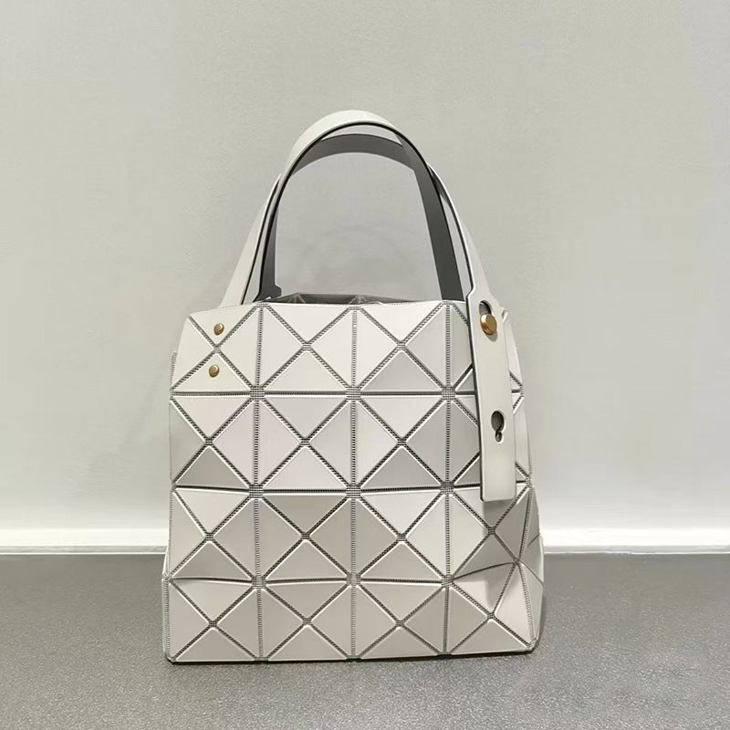 Women's Diamond Fashion Geometric Box Portable Tote Bags