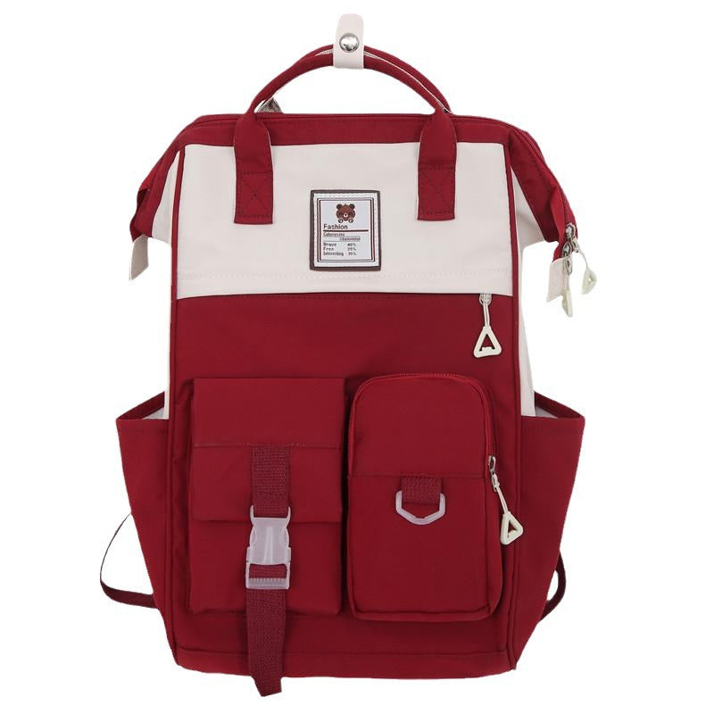 Style Artistic Fresh Girly Fashion Large Capacity College Student Schoolbag