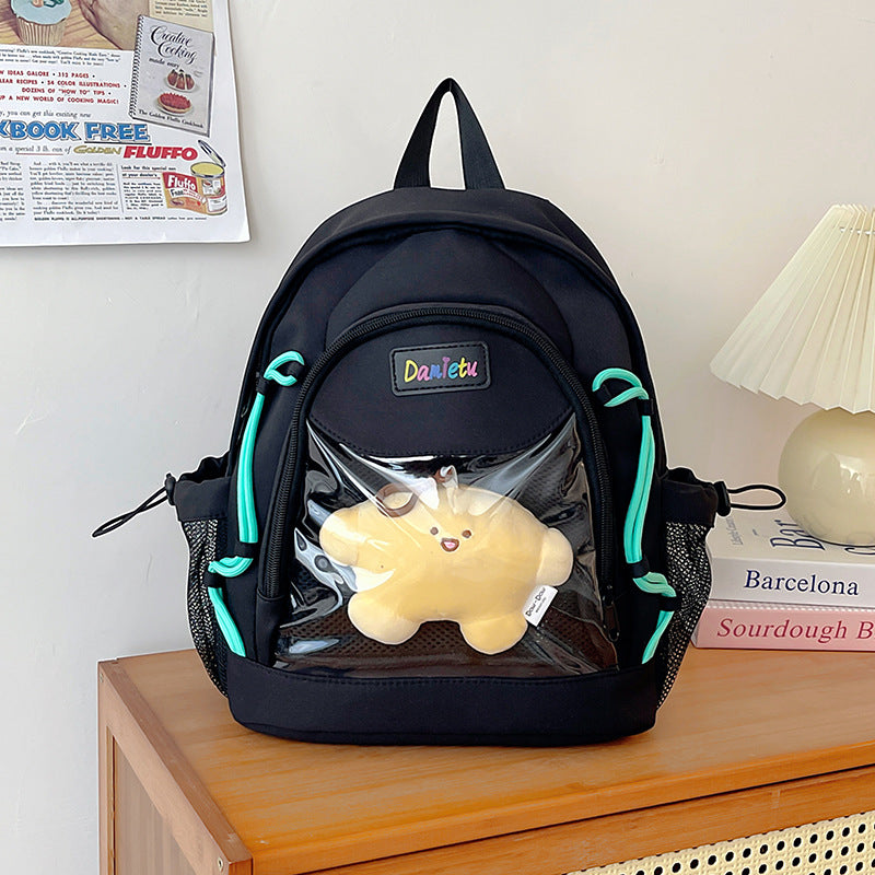 Cartoon Snacks Simple Two-dimensional Grain Lightweight Junior Bags