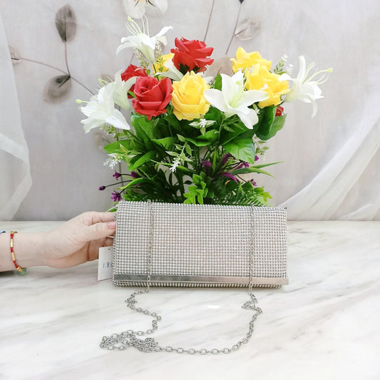 Women's Diamond Shiny Banquet Handmade For Handbags