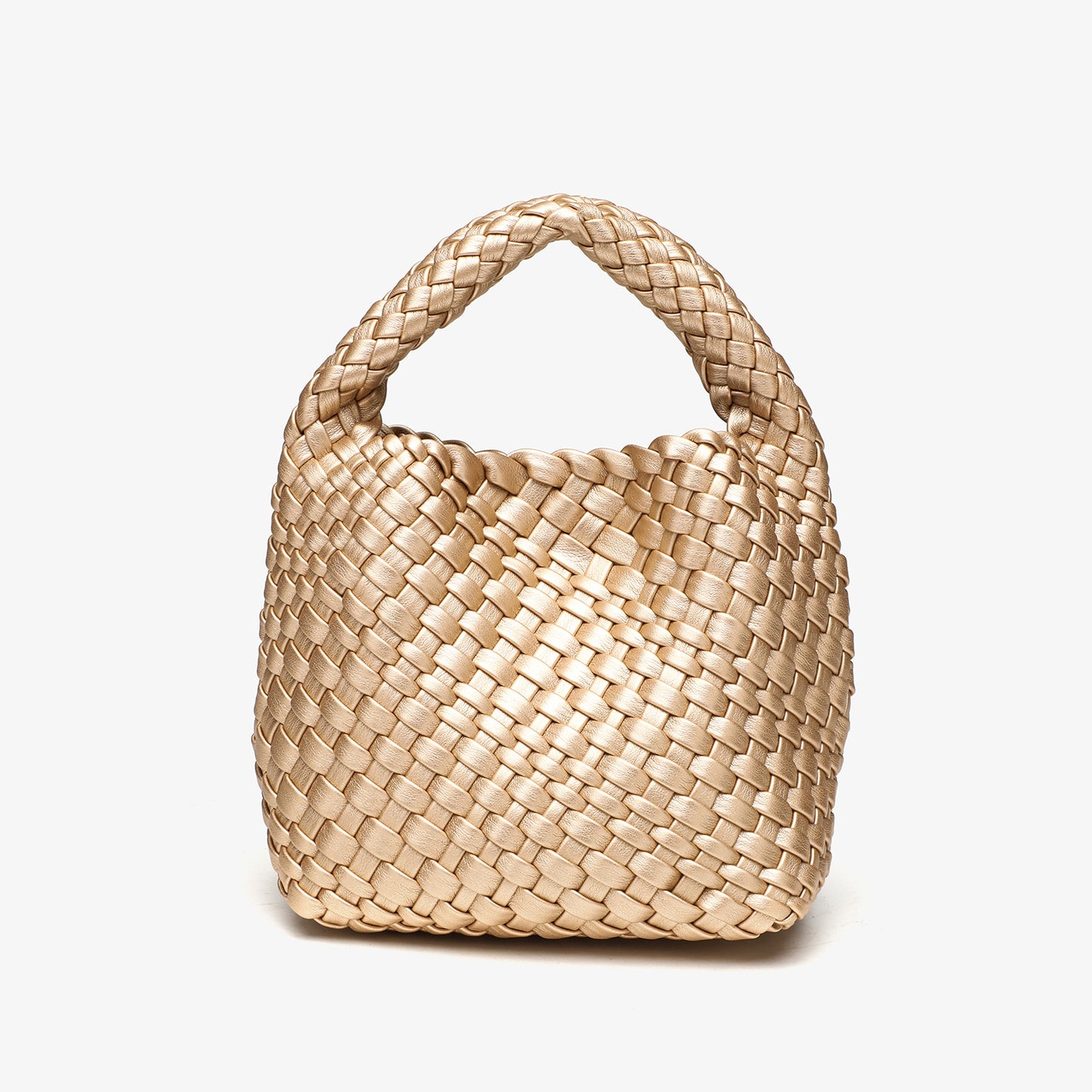 Trendy High-grade Hand-woven Vegetable Basket Woven Women's Shoulder Bag