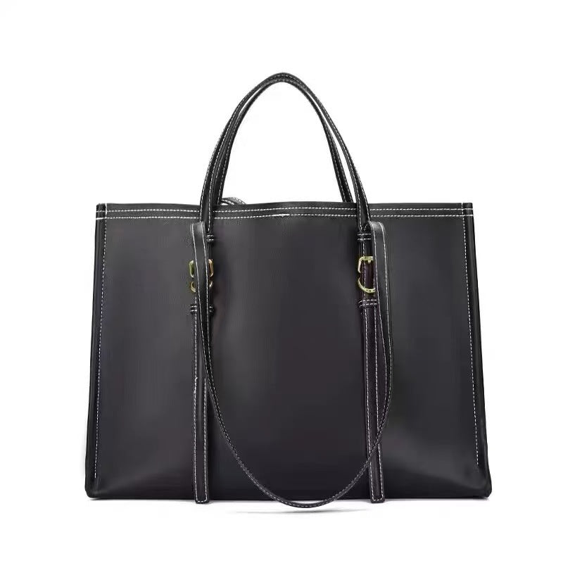 Women's Spanish Thread Decoration Large Capacity Shopping Tote Bags