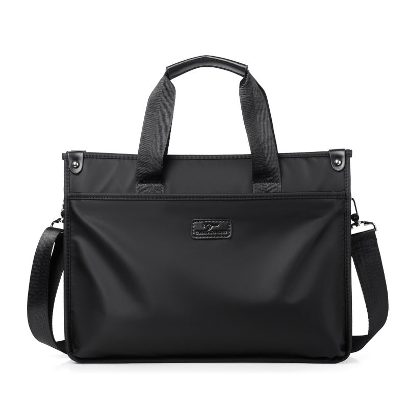 Stylish Men's Canvas Water-repellent Business Document Men's Tote