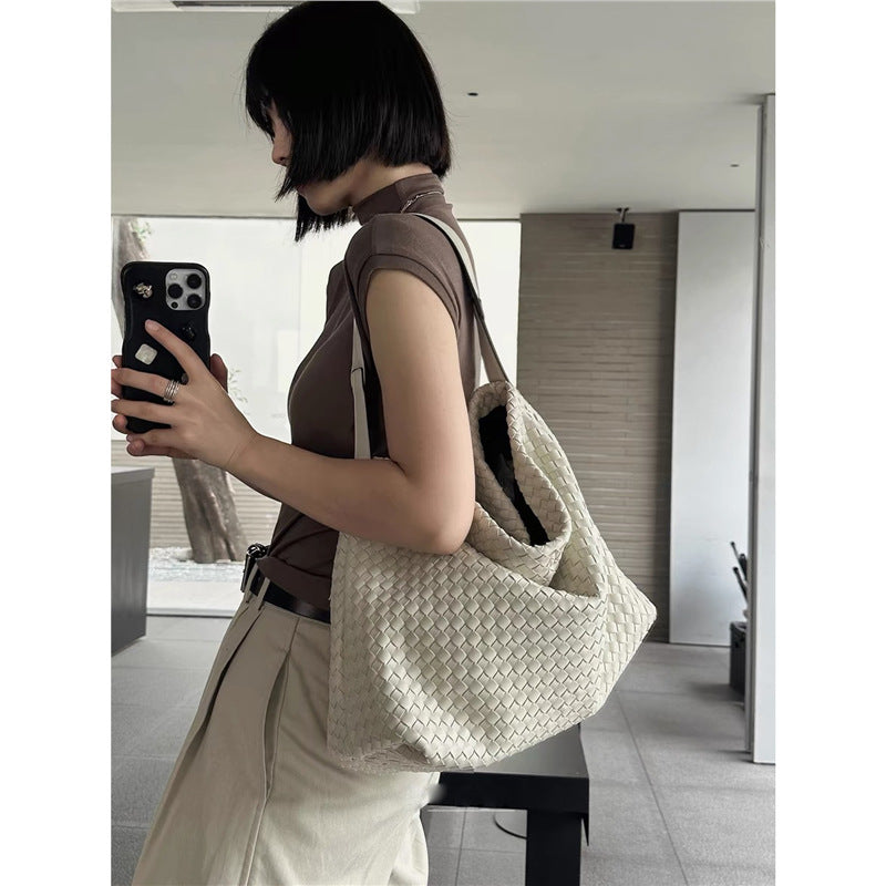 Women's Knitting Large Capacity Underarm Cross Body Women's Shoulder Bag
