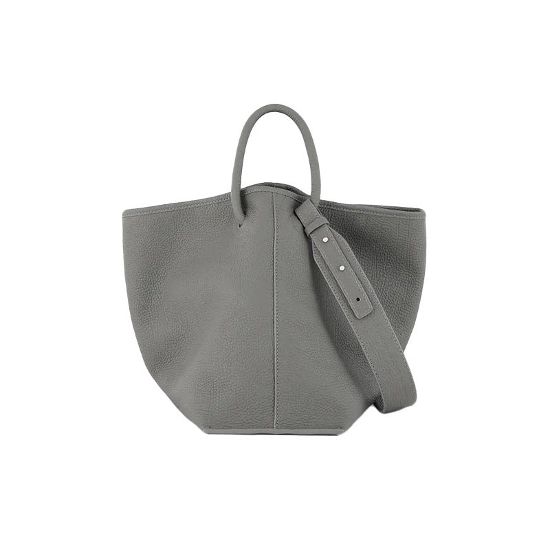 Women's Large Capacity Niche Basket Advanced Texture Bags