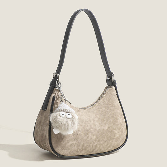 Trendy Design High-grade Underarm Commute Retro Portable Bags