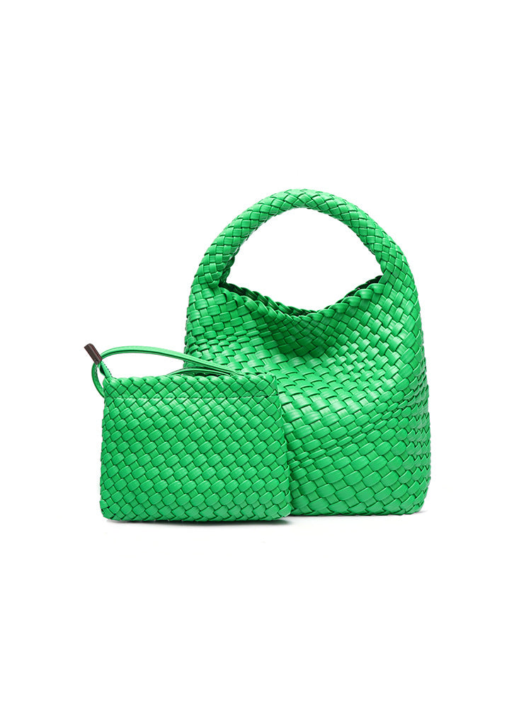 Women's Macaron Vegetable Basket Female Woven High-grade Fashion Portable Bags