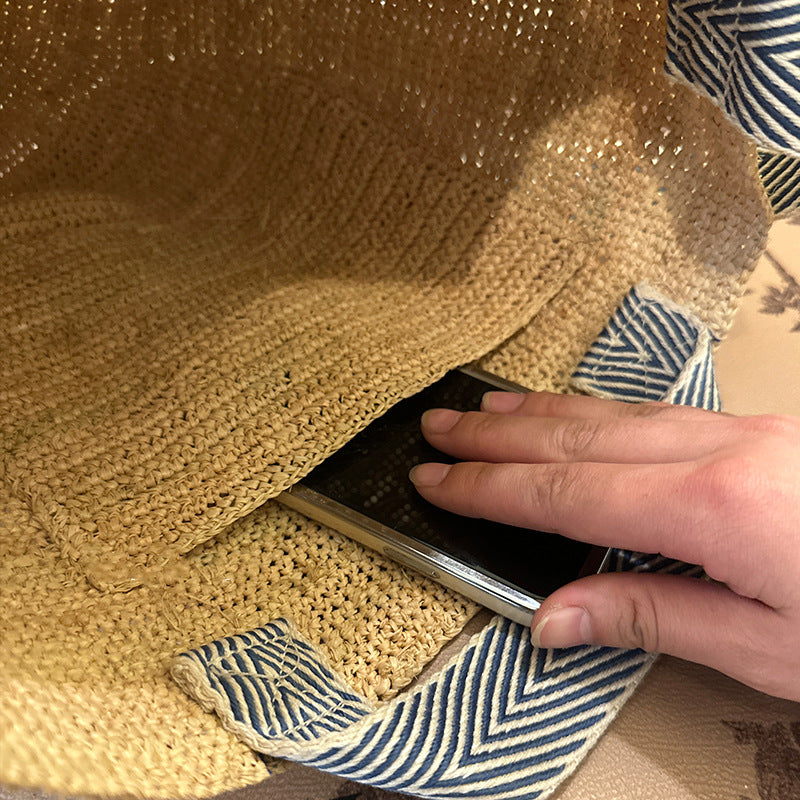 Story Lafite Straw Woven Portable Multipurpose Bags