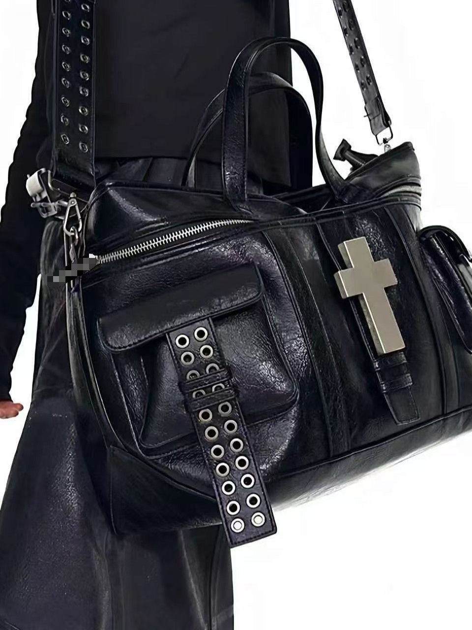 Innovative Fashion Unisex Cross Burst Leather Women's Messenger Bag