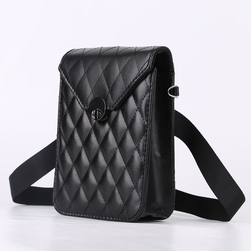 Women's Guide Vertical Diamond Fashion Cabinet Sister Special Women's Chest Bag, Fanny Pack