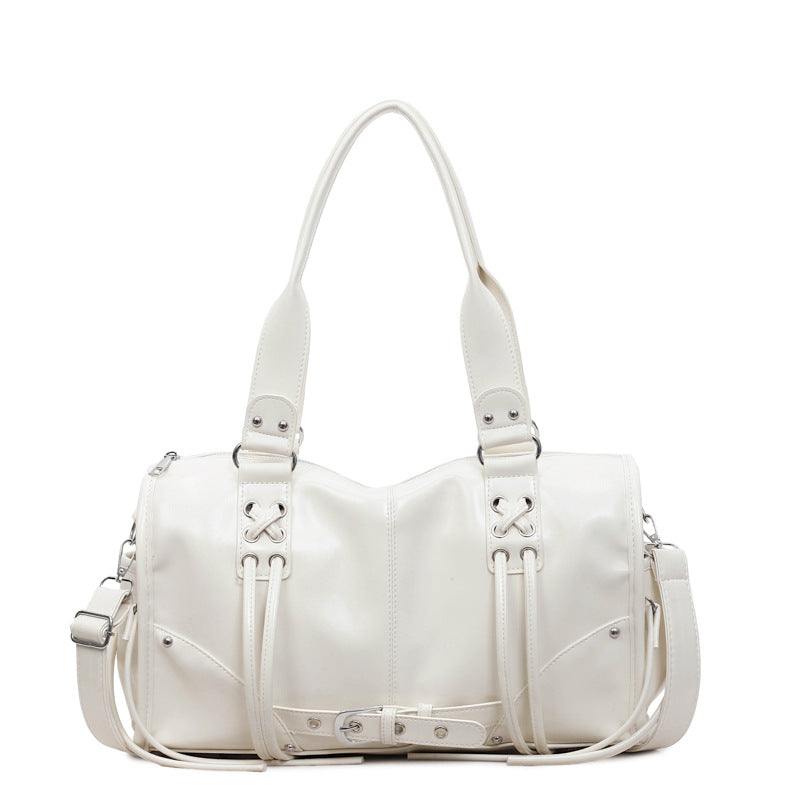 Loose Glossy Leisure Commute Large Capacity Retro Simple High Shoulder Bags