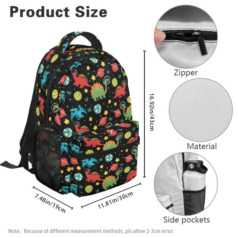 Women's & Men's Band Water Cup Net Layered Large Capacity One Backpacks