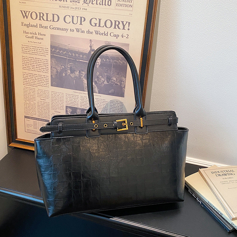 New Women's Retro Large Capacity Portable Bags