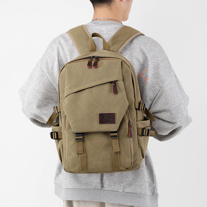 Women's & Men's Large Capacity For Canvas Retro Junior Backpacks