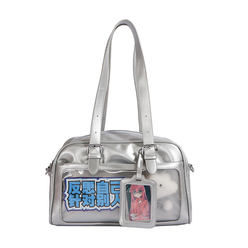 Homemade Cartoon Fresh Uniform Bar Large Capacity College Style Secondary Backpacks